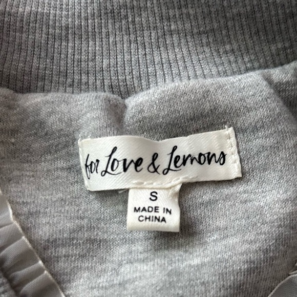 For Love & Lemons Yuna Jumpsuit in Grey Sz S - Picture 11 of 12